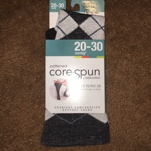 Compression socks argyle in style